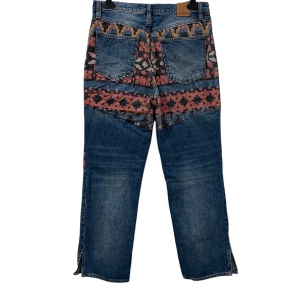 Free People Rocky Mountain Straight Leg Jeans In Alpine Blue - Picture 5 of 7